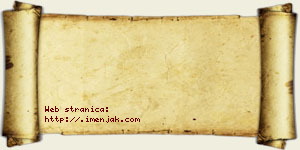 Staša Jazački vizit kartica